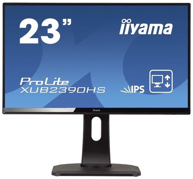Iiyama XUB2390HS-B1 LED-Monitor 58.4 cm (23 Zoll) EEK A (A+ - F) 1920 x 1080 Pixel Full HD 5 ms DVI, HDMI™, VGA AH-IPS