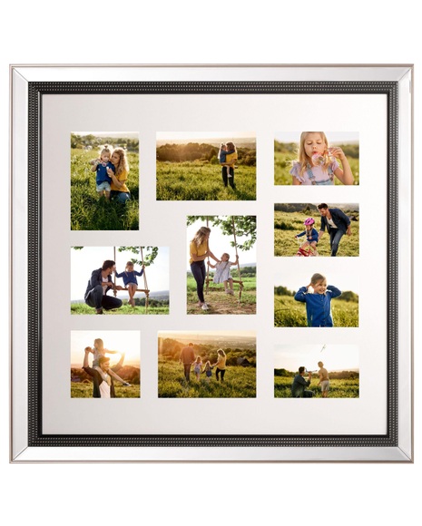 10er-Fotorahmen aus Glas Modern DALABA 10er-Fotorahmen aus Glas Modern DALABA
