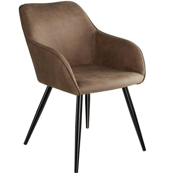 Stuhl Marilyn Stoff, schwarze Stuhlbeine Stuhl Marilyn Stoff, schwarze Stuhlbeine