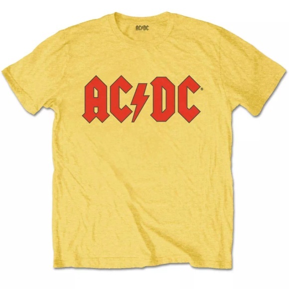 Acdc Tshirt Jungen Gelb 158/164