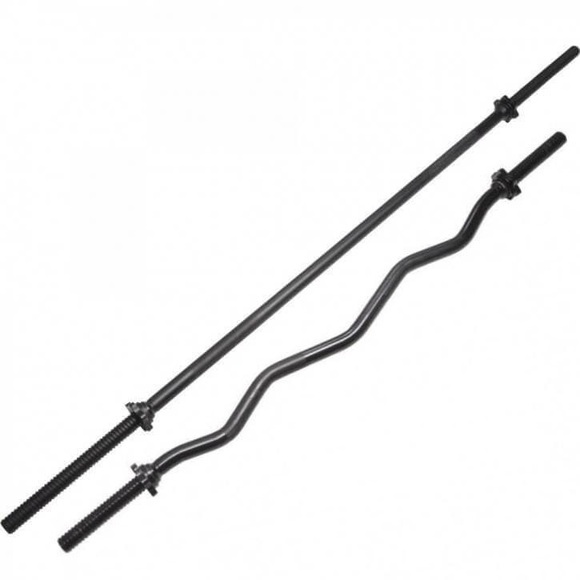 Langhantelstange Und Sz-curlstange Unisex Schwarz ONE SIZE