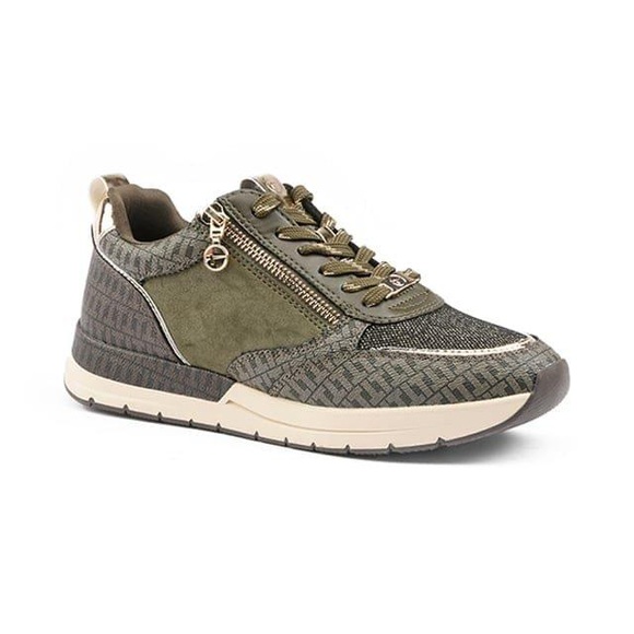 Tamaris Damen Sneaker Grün
