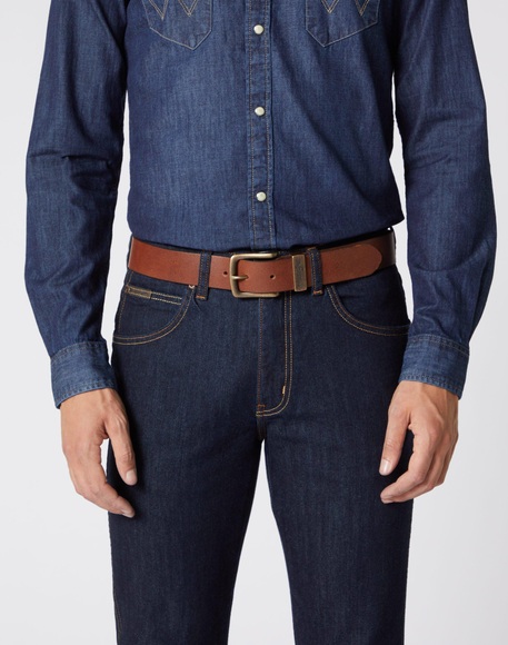 Metal Loop Gurtel Herren Cognac 90