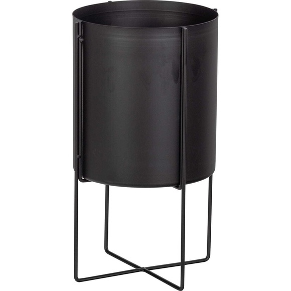 Pflanztopf Arda Metall schwarz 40