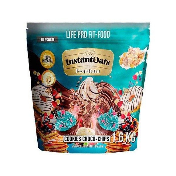 Haferflocken 1.6kg Life Pro | Schokoladenchips Unisex Braun ONE SIZE