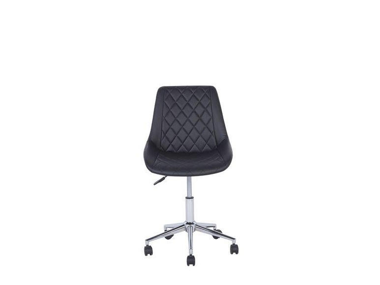 Beliani Bürostuhl Kunstleder schwarz MARIBEL