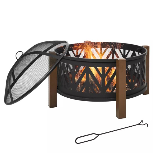 Outsunny - Feuerschale, One Size