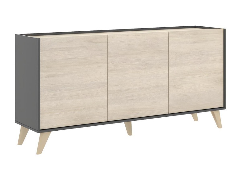 Sideboard KOLYMA 3 Türen Eiche Sideboard KOLYMA 3 Türen Eiche