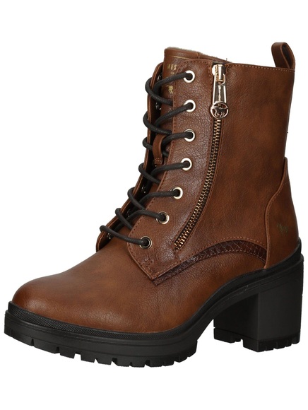 Stiefelette Damen Cognac 40