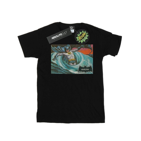 Batman Tv Series Whirlpool Tshirt Jungen Schwarz 116