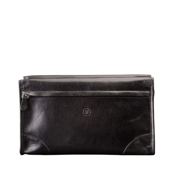 Tanta - Leder Kulturtasche Unisex Schwarz ONE SIZE