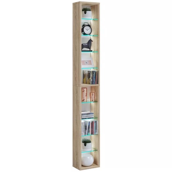 Holz Wandregal Hängeregal Regal Bücherregal Wandboard Deko Glas Rasato XL Holz Wandregal Hängeregal Regal Bücherregal Wandboard Deko Glas Rasato XL