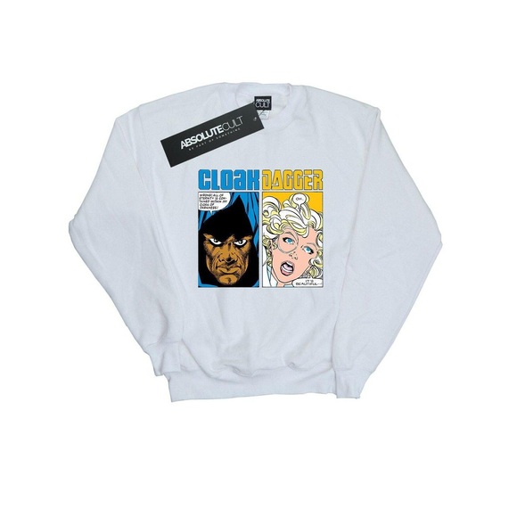 Cloak And Dagger Comic Panels Sweatshirt Herren Weiss M