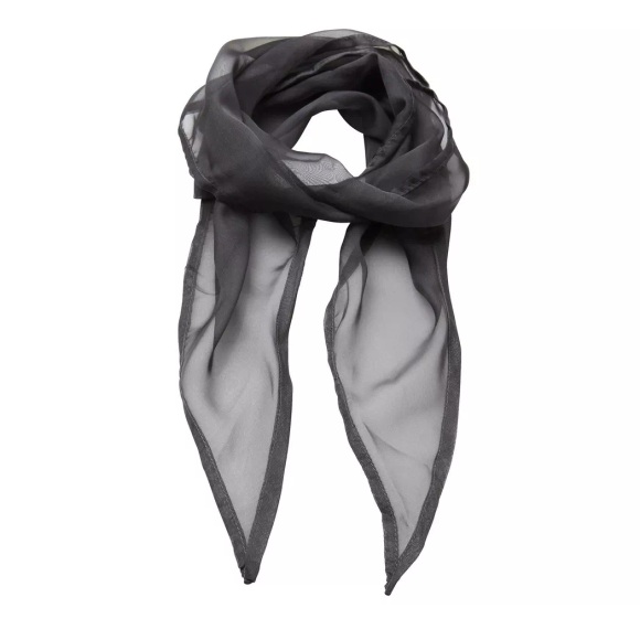 Chiffon Halstuch Damen Grau ONE SIZE