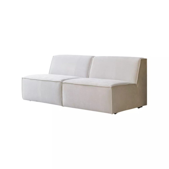Tikamoon - Gerades Sofa Dario, One Size, Beige
