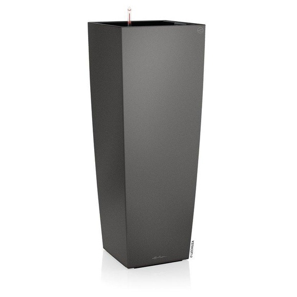 Lechuza - Blumenkasten mit Integriertem Bewässerungssystem Cubico Alto Premium 40 - Anthrazit