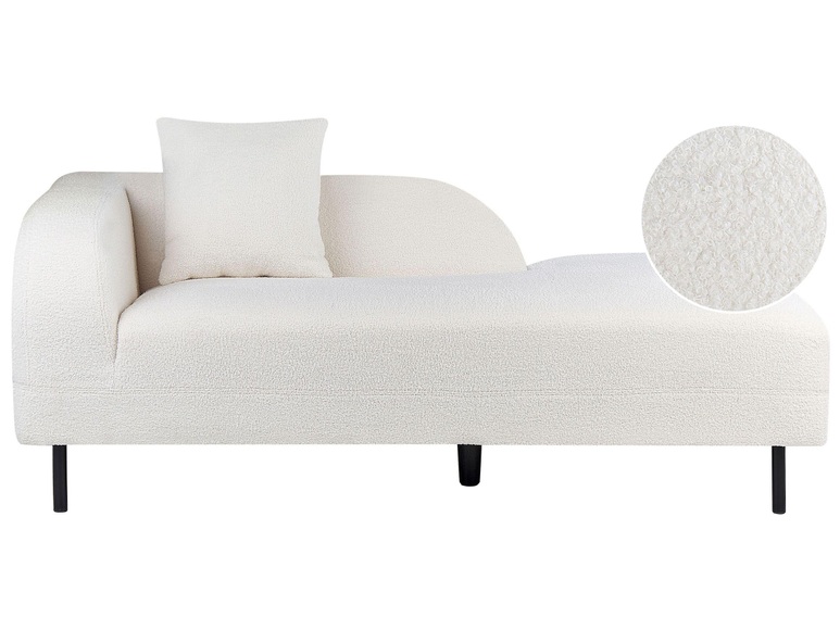 Chaiselongue aus Bouclé Modern LE CRAU Chaiselongue aus Bouclé Modern LE CRAU