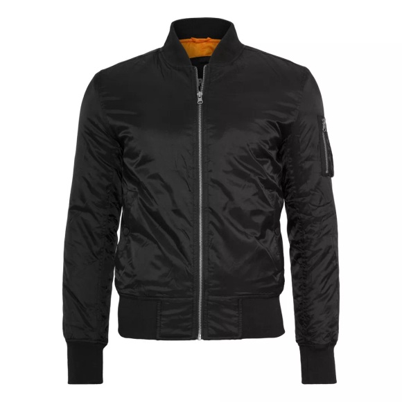 Urban classics - SHINY BOMBER pilot Aviator jacket