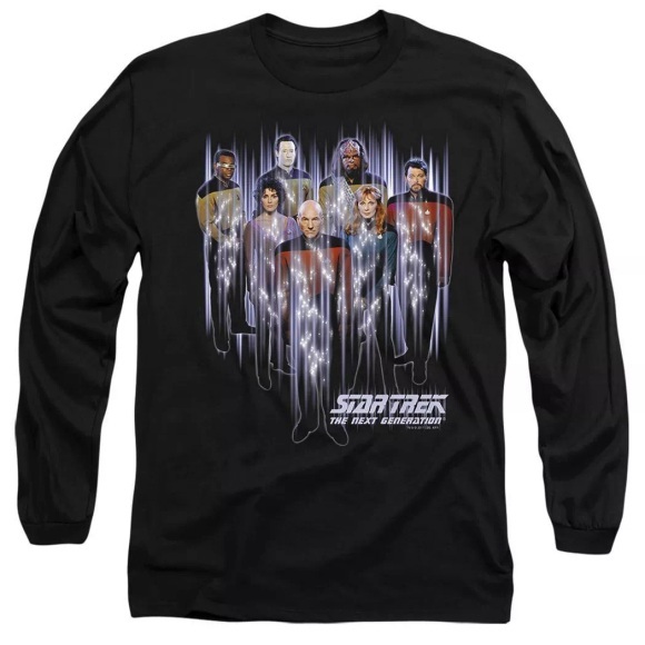 Star Trek - Beam Us Up TShirt, für Damen, Schwarz, Größe M