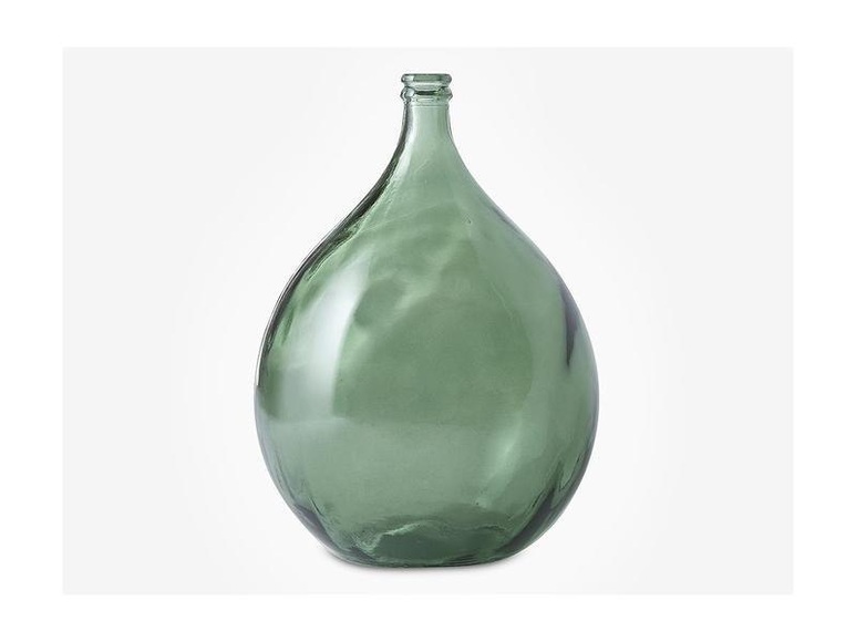 Vase SILICE Recyceltes Glas Olivgrün Vase SILICE Recyceltes Glas Olivgrün