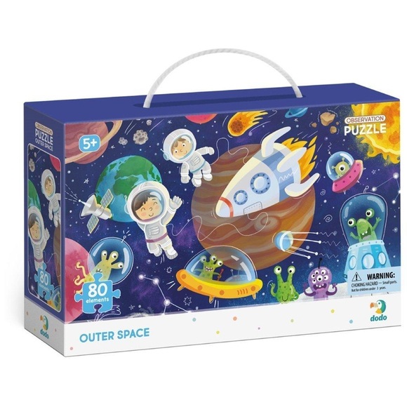 Dodo - Beobachtungspuzzle Weltall 80 Teile, 5J+