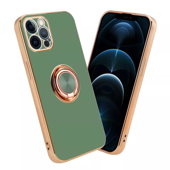 Hülle für Apple iPhone 12 PRO MAX mit Ring - Schutzhülle