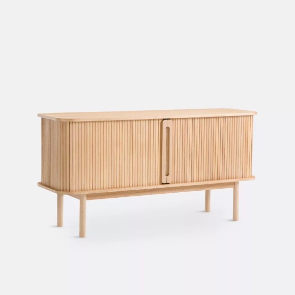 Sideboard Wapong Mit 2 Schiebetüren Unisex Beige ONE SIZE