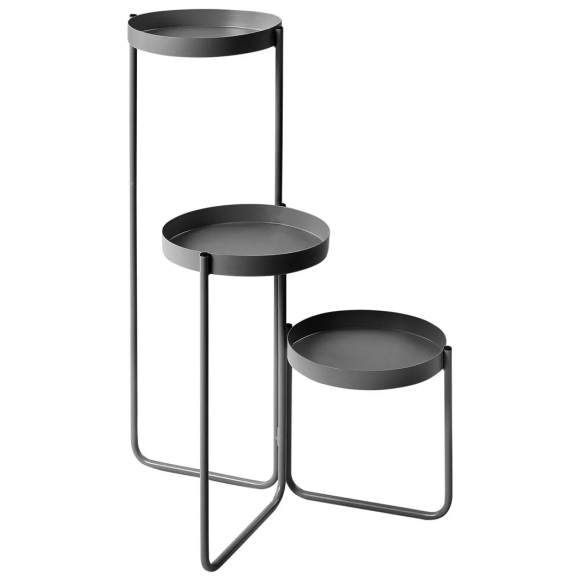 Beliani - Pflanzenständer aus Eisen FRAGARIA, One Size, Schwarz