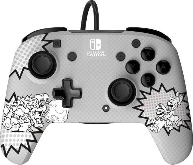PDP Switch Rematch - Super Mario: Comic - Controller (Grau)
