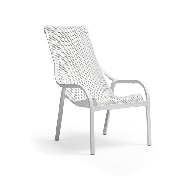 Gartensessel Net Lounge weiss