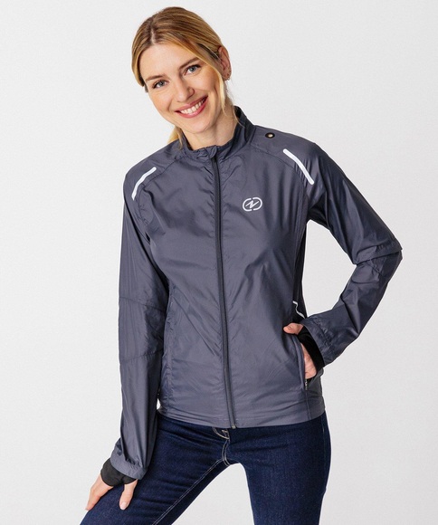 -laufjacke Unisex Grau 42