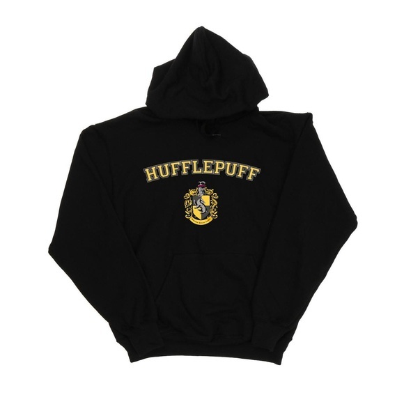 Hufflepuff Crest Kapuzenpullover Damen Schwarz S