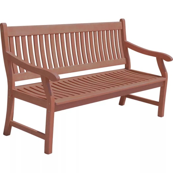 GARDEN PLEASURE Gartenbank »NEW JERSEY«, Eukalyptus, 158x90x68 cm, braun