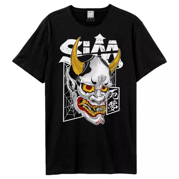 Amplified - Samuria Mask TShirt, für Herren, Schwarz, Größe XL