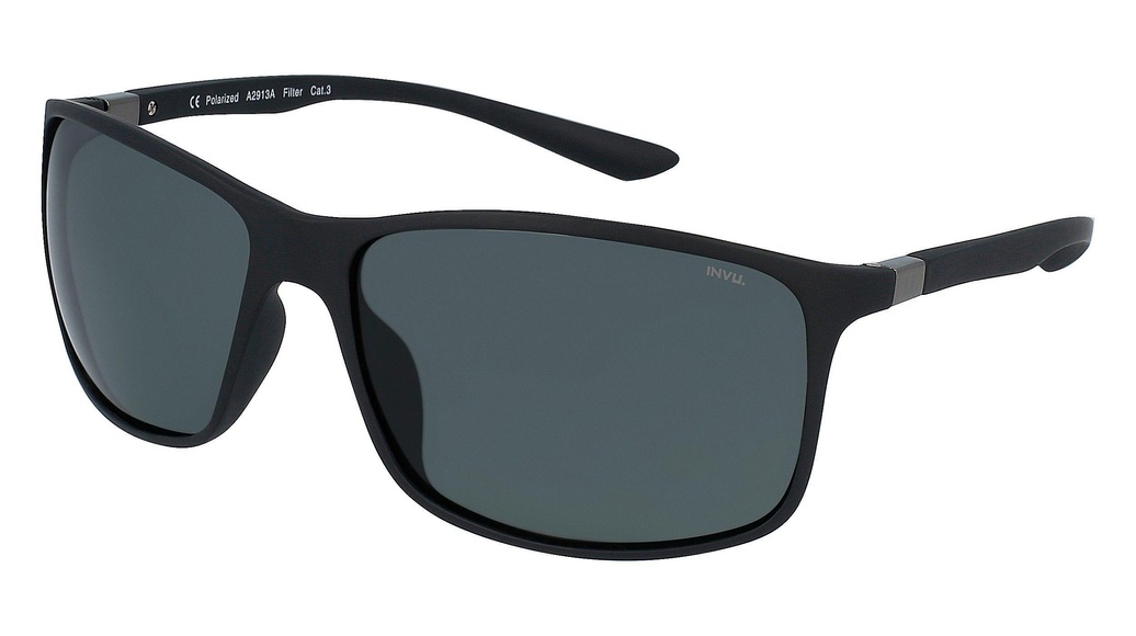 Charger Polarisierte Sport Sonnenbrille Mit Etui Unisex Schwarz ONE SIZE