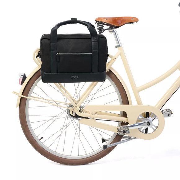 Weathergoods - URBAN Aktentasche Fahrradtasche, 10 L, Schwarz