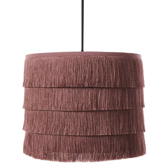 Beliani - Hängelampe aus Polyester Retro SUAPURE, One Size, Pink