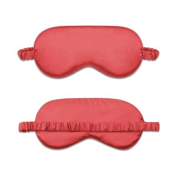 Satin Schlafmaske Rot Damen Rot ONE SIZE
