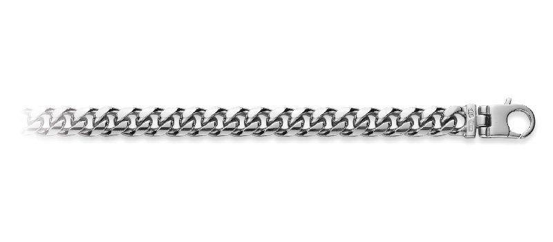 Collier Panzer Silber 925, 7mm, 42cm Unisex Silber 42cm