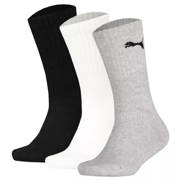 PUMA Sportsocken, (3 Paar), Junior mit klassischer Rippe