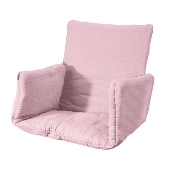 Rosa Hochstuhlkissen aus Bio-Baumwolle Rosa Hochstuhlkissen aus Bio-Baumwolle