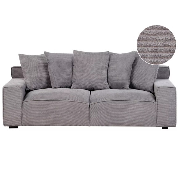 3 Sitzer Sofa aus Cord Modern VISKAN 3 Sitzer Sofa aus Cord Modern VISKAN
