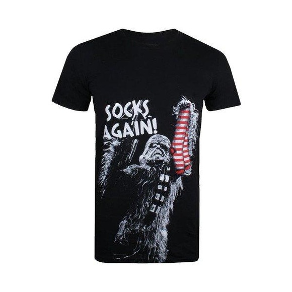 Socks Again Tshirt Herren Schwarz L