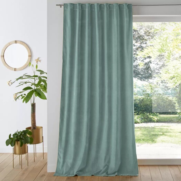 Vorhang Velvet Unisex Grün 135x260 cm