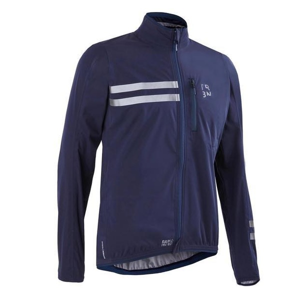 Fahrrad Regenjacke Rennrad Rc 500 Herren Marine Herren Blau 40/M