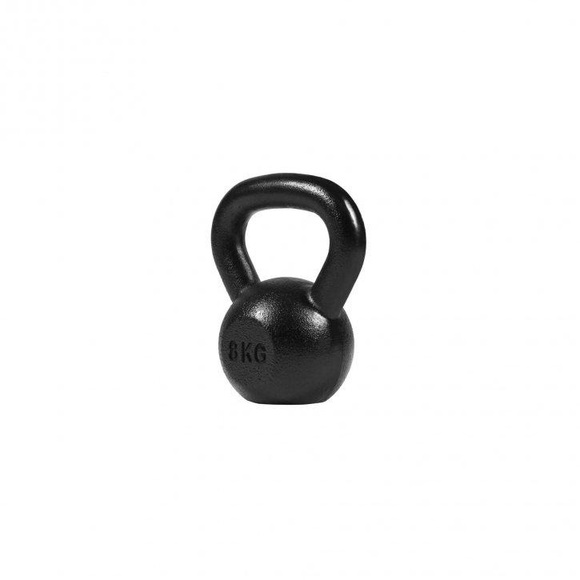 Kettlebell Gusseisen Unisex Schwarz 8KG