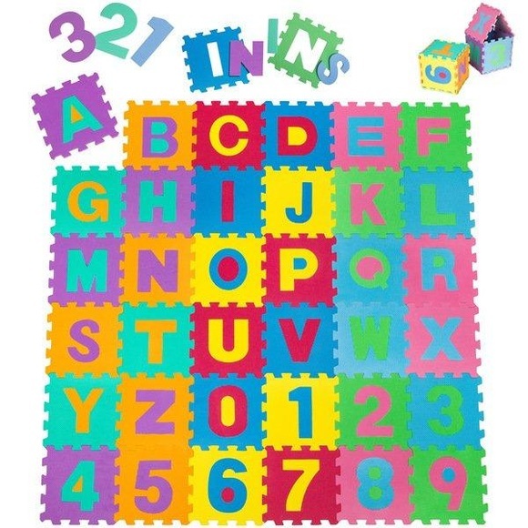 Puzzlematte 86-tlg. Multicolor