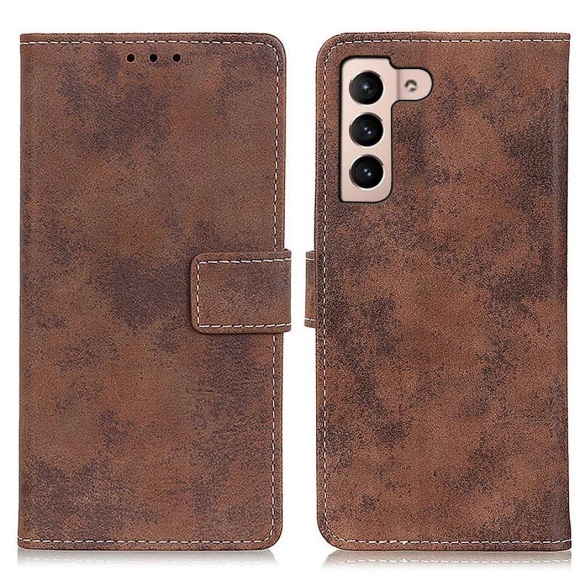 Galaxy S22+ - Vintage Etui Wildleder Optik