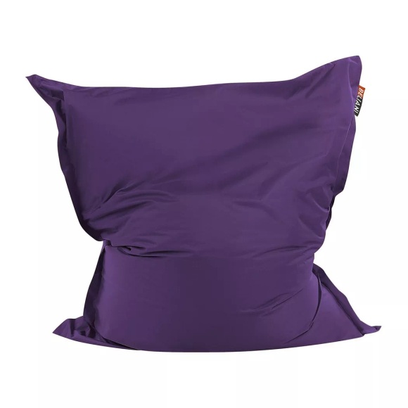 Beliani Sitzsack mit Innensack für In- und Outdoor 140 x 180 cm violett