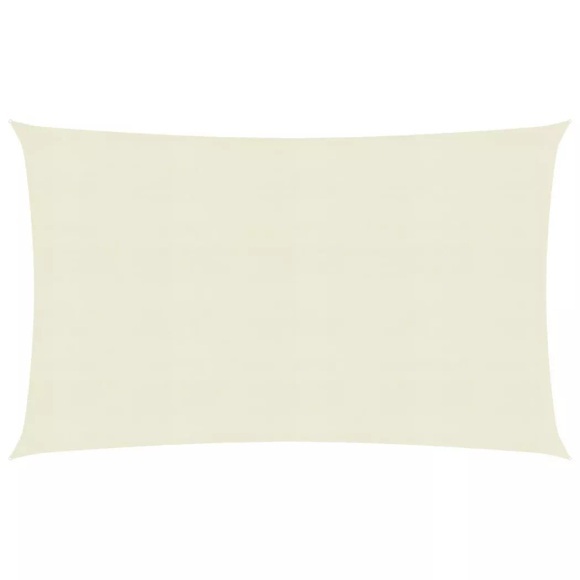 vidaXL Sonnensegel 160 g/m² Creme 5x8 m HDPE
